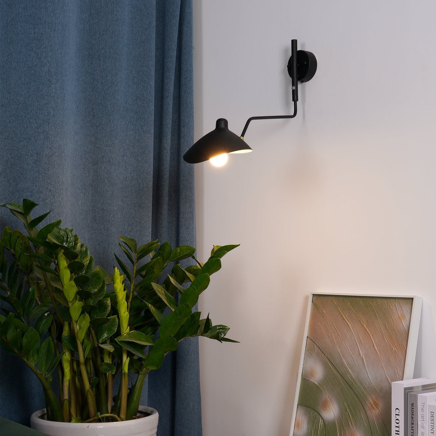 Lampe Murale LED Double Bras Élégante et Économe