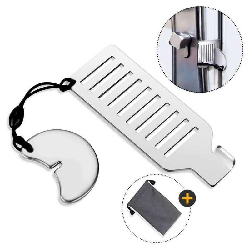Serrure de Porte Antivol Portable Compacte 5
