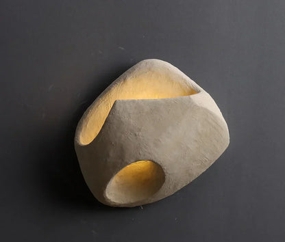 Lampe Murale Minimaliste en Béton | Déco Intérieure Épurée