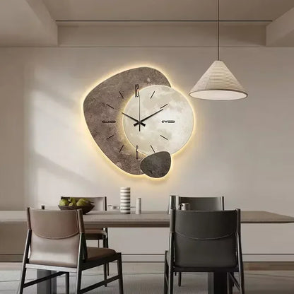 Horloge Décorative Murale en Chêne