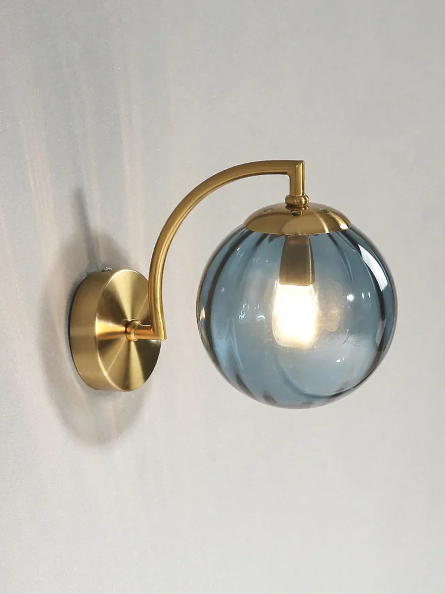 Lampe Murale en Verre Élégant - Éclairage Chic pour Intérieur Raffiné