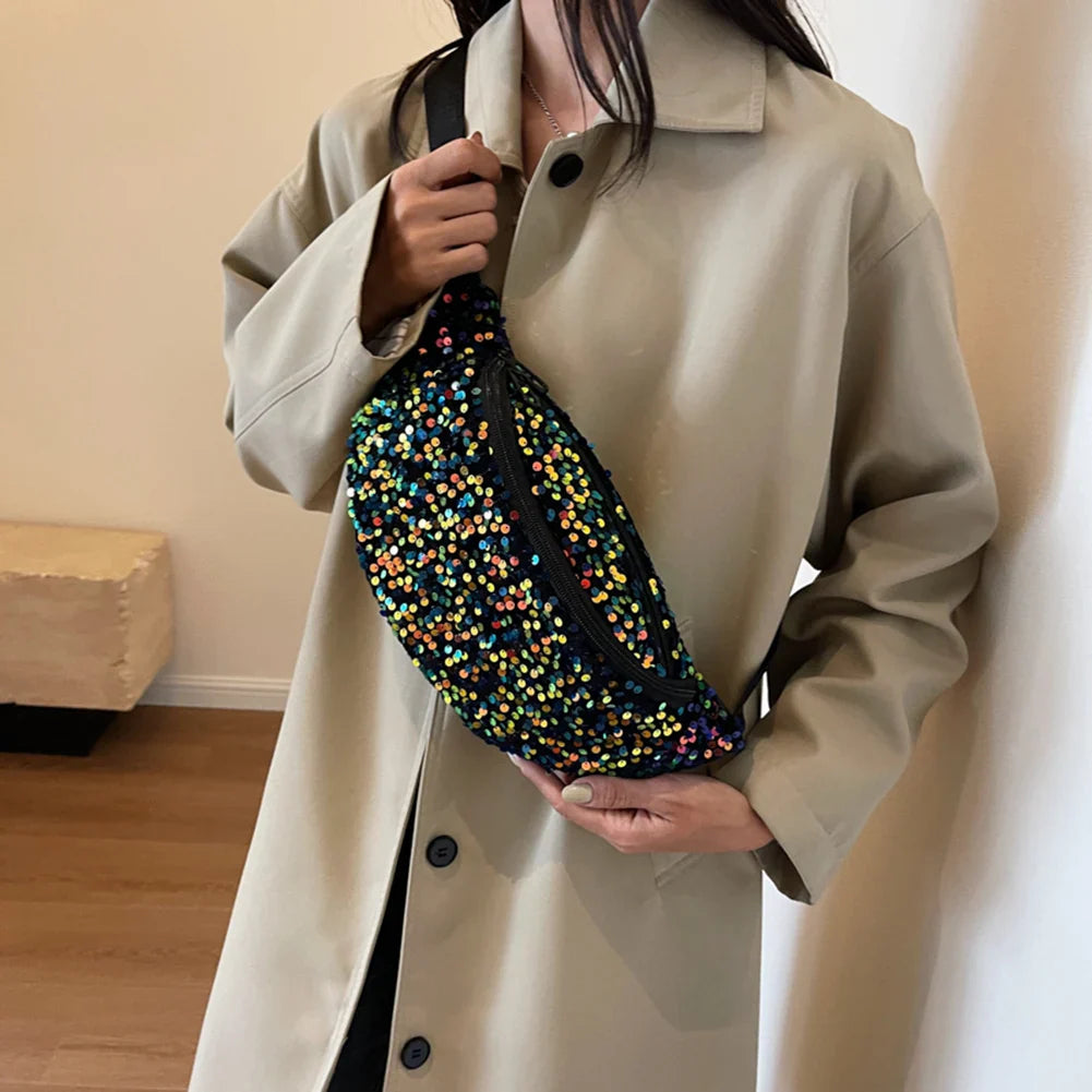 grand sac banane paillette Amélie