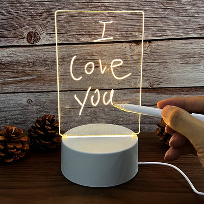 Lampe de Bureau LED Affichage Lumineux Acrylique - BlxckFR