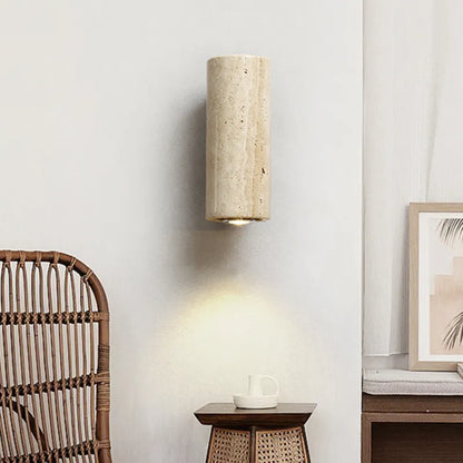 Lampe Murale en Pierre Naturelle LED Éco-Énergétique