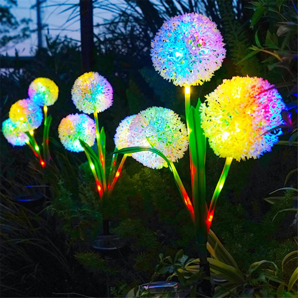 Lampions Solaire Extérieur | Éclairage de Jardin Floral