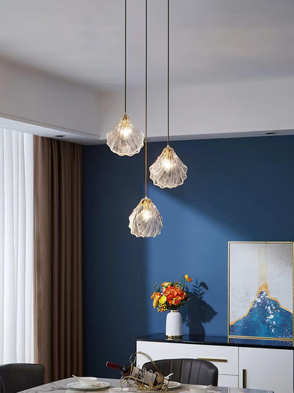 Lampe Suspendue Élégante en Verre et Métal