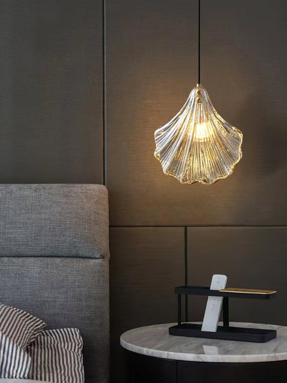 Lampe Suspendue Élégante en Verre et Métal