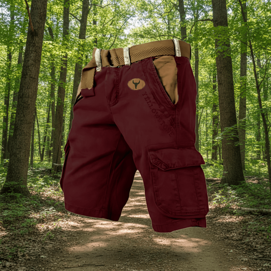 Short Homme Cargo Pratique et Confortable avec Poches Multiples 6