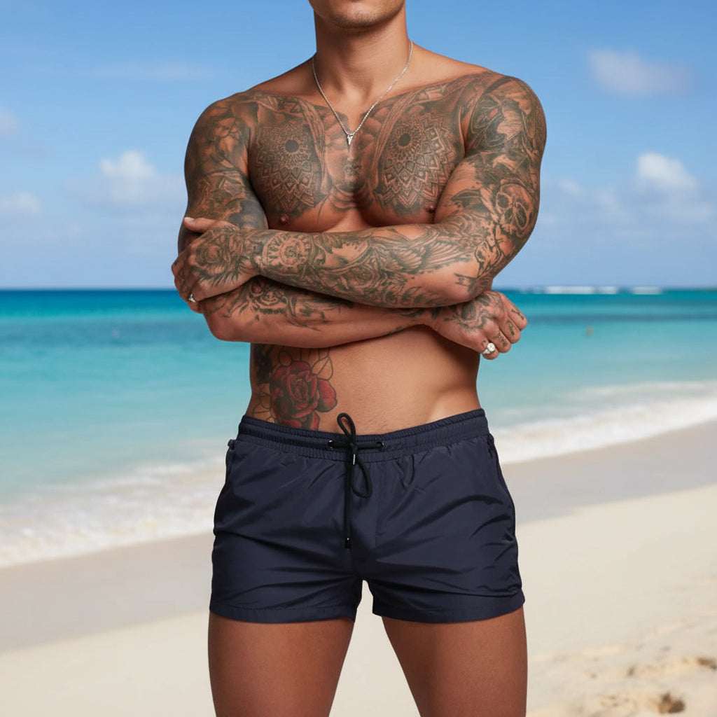 Short de Bain Homme Confortable Classique 6
