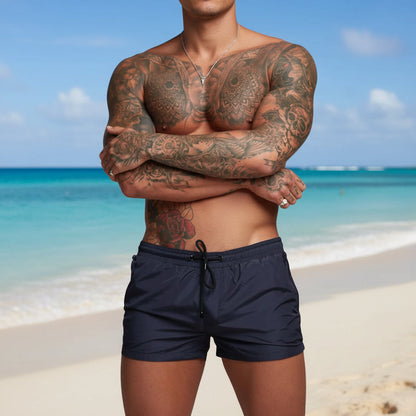 Short de Bain Homme Confortable Classique 6
