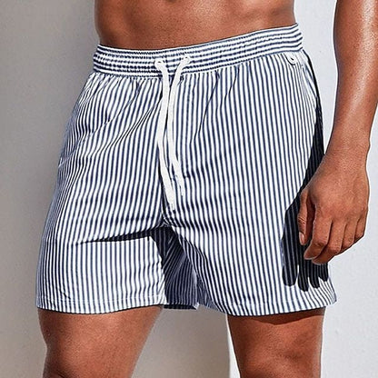 Short de Bain Homme Rayé Classique 5