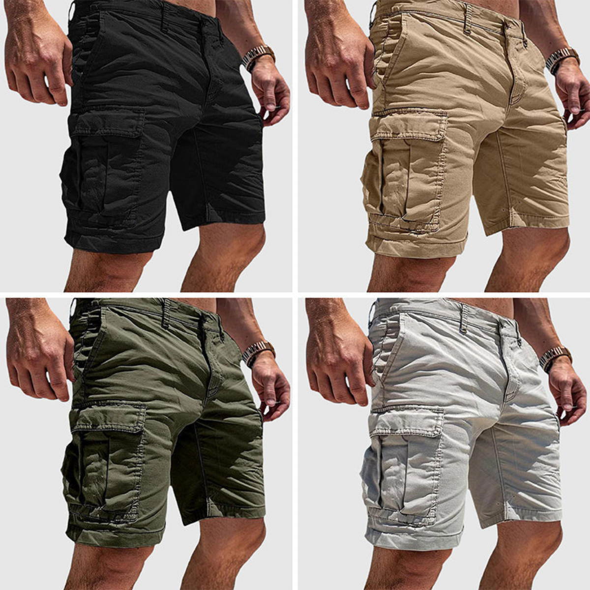 Shorts Cargo pour Hommes Pratiques 3