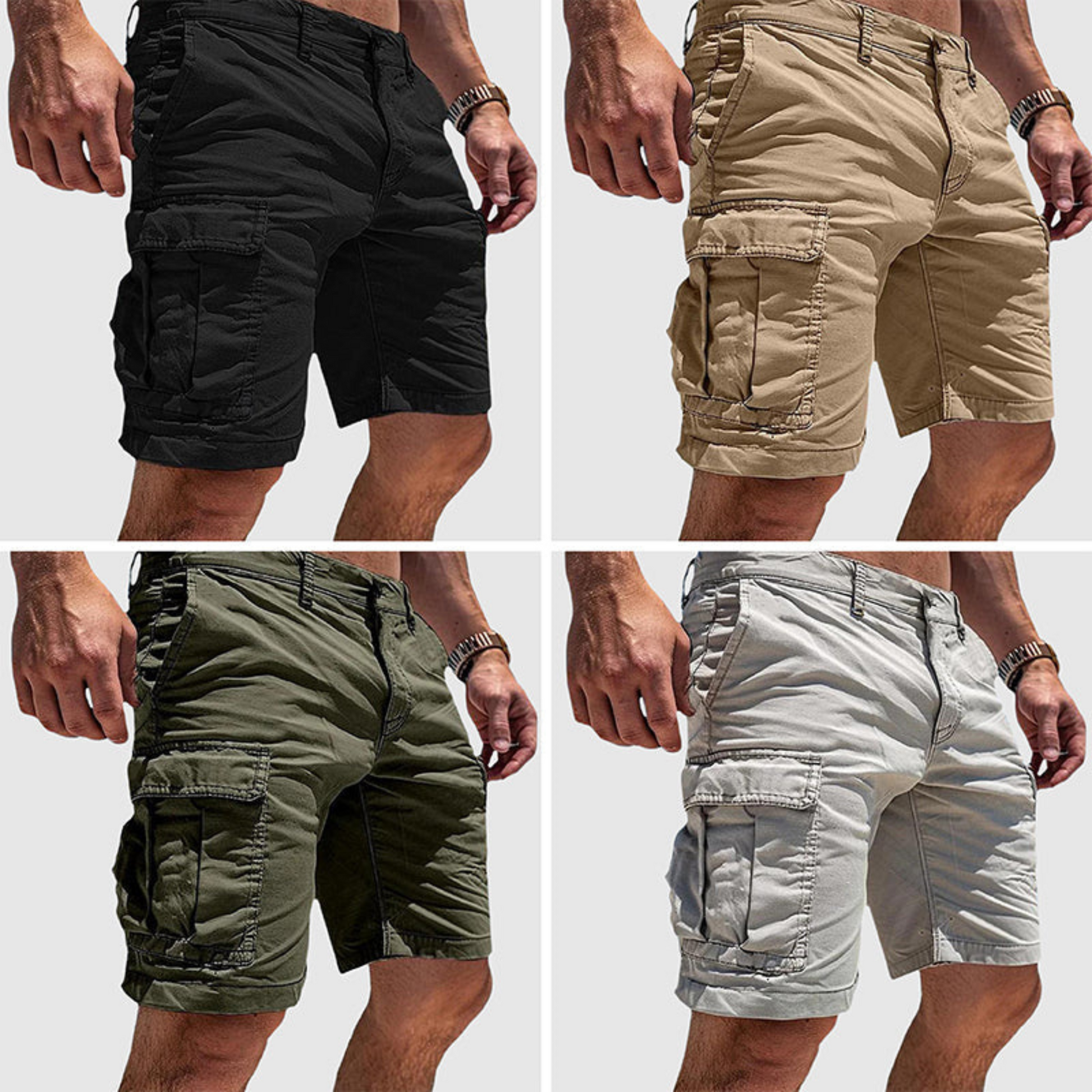 Shorts Cargo pour Hommes Pratiques 3