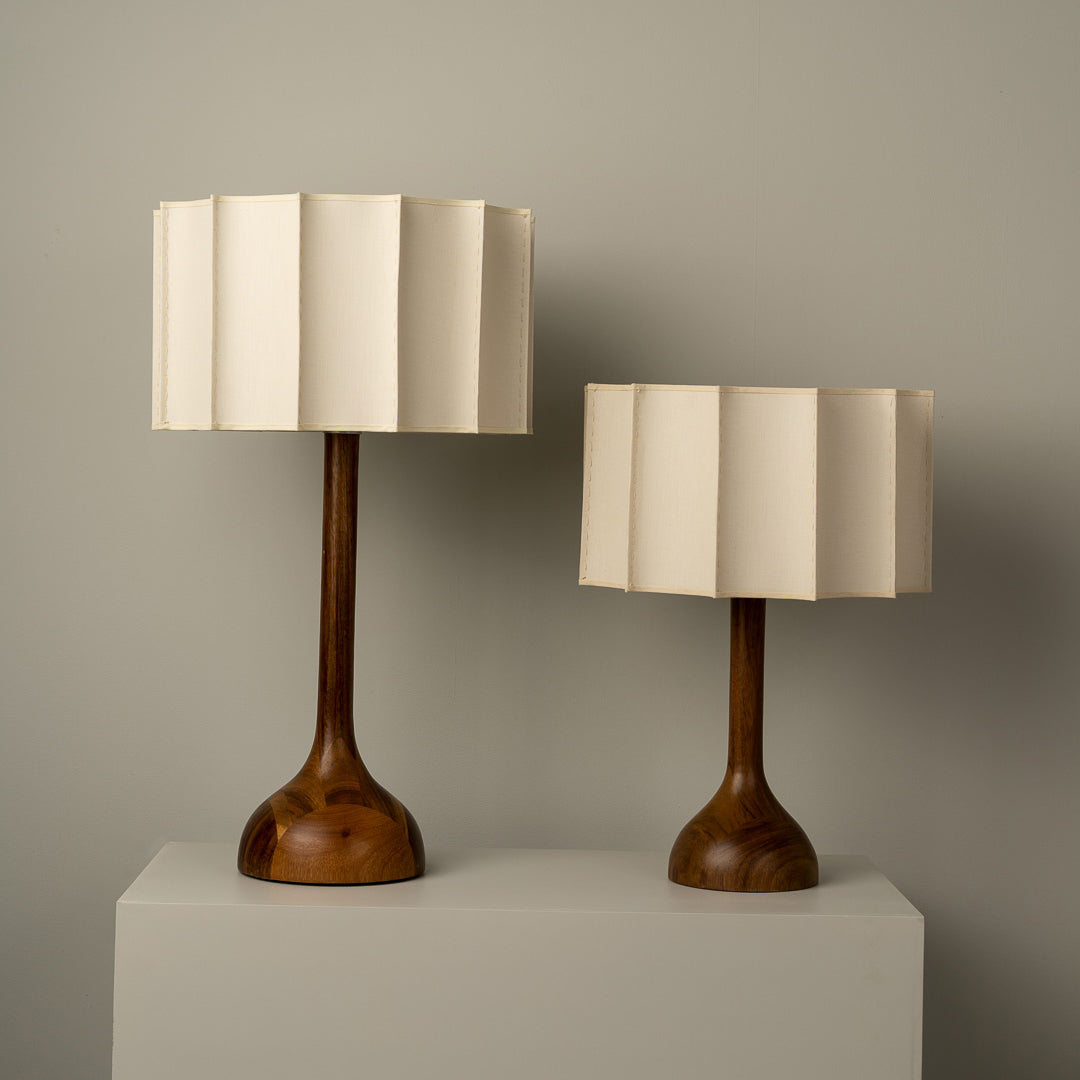 Lampe de Bureau en Bois Chic et Rustique