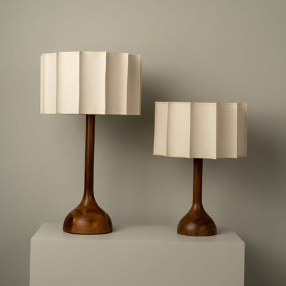 Lampe de Bureau en Bois Chic et Rustique