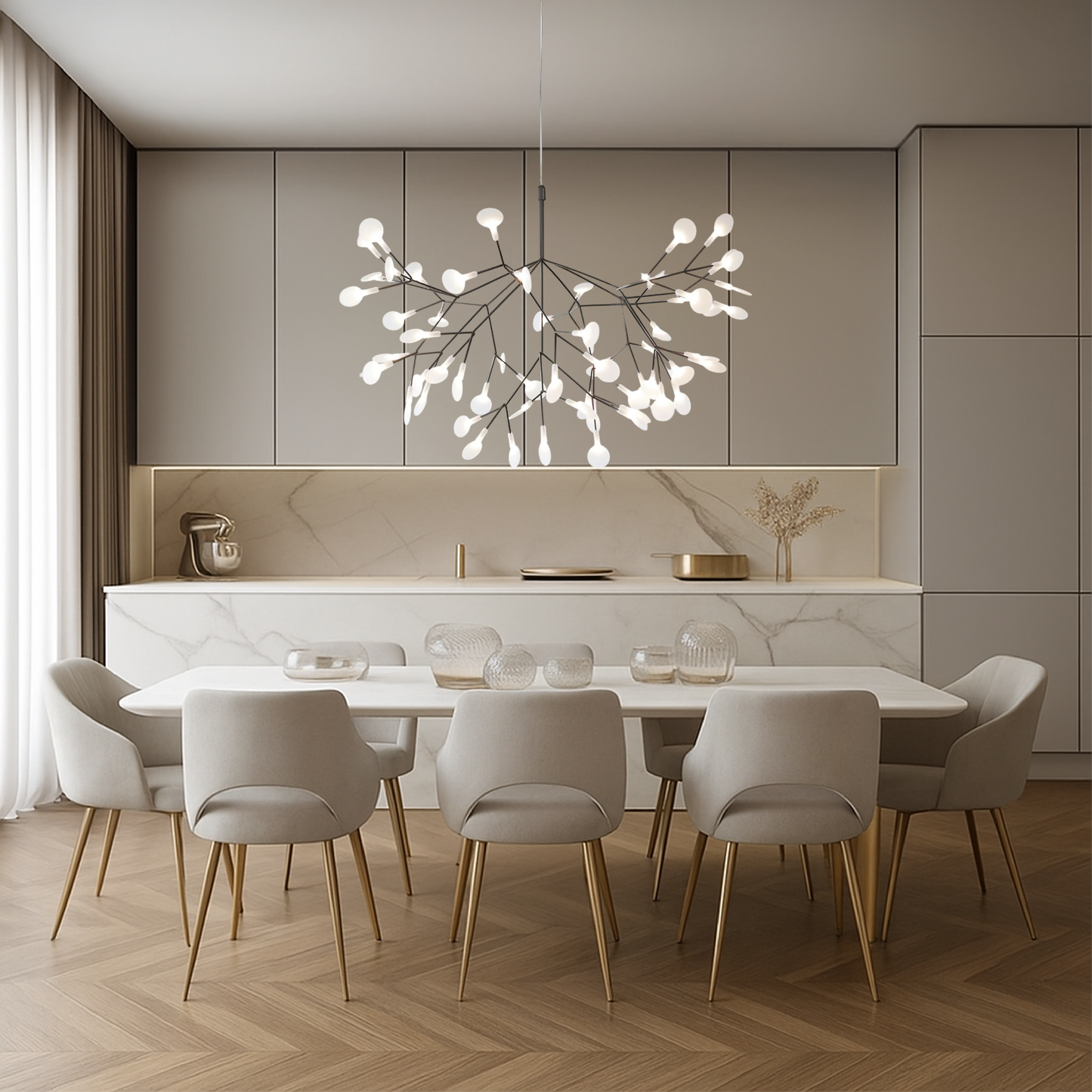 Lampe Suspendue Féérie Lumineuse Moderne - Foivo