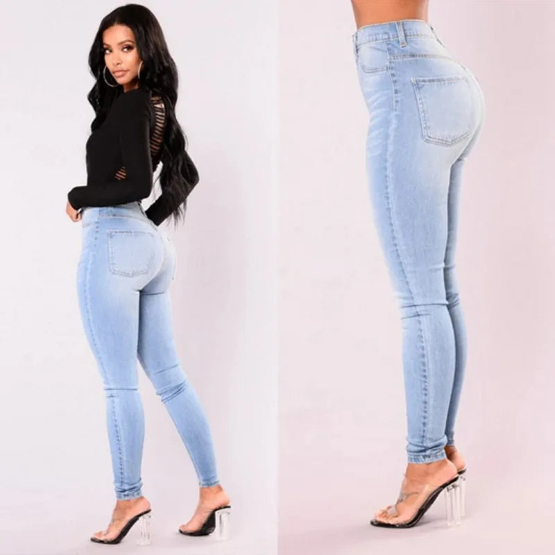 Jeggings Femme Taille Haute Élégants et Moulants - Foivo