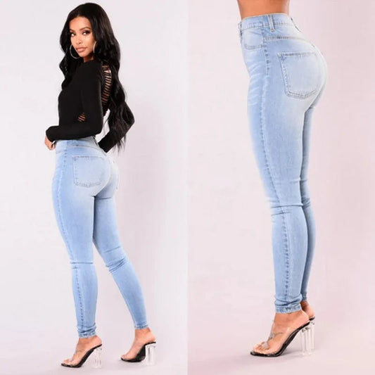 Jeggings Femme Taille Haute Élégants et Moulants - Foivo