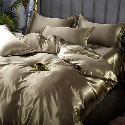 Literie Satin Doux et Raffiné pour Chambre Élégante