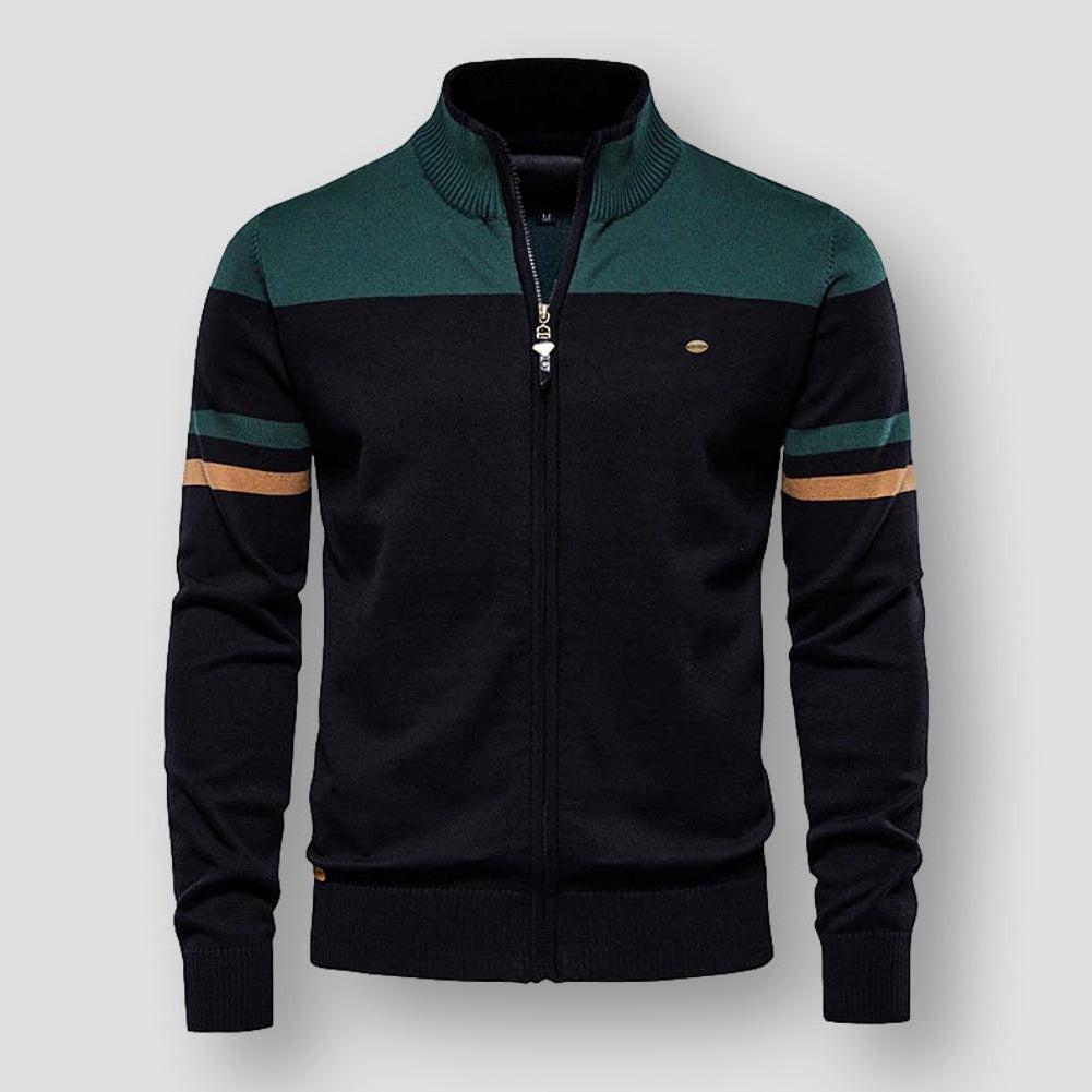 Gilet zippé à capuche élégant urbain