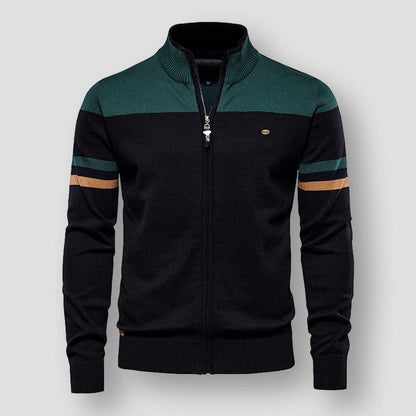 Gilet zippé à capuche élégant urbain