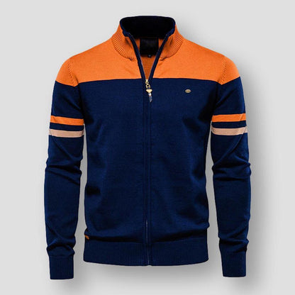 Gilet zippé à capuche élégant urbain