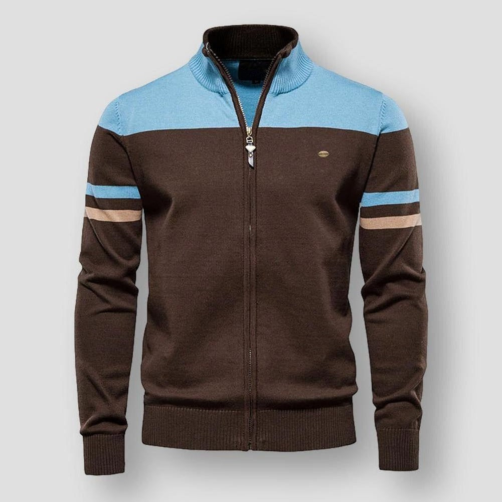 Gilet zippé à capuche élégant urbain - BlxckFR
