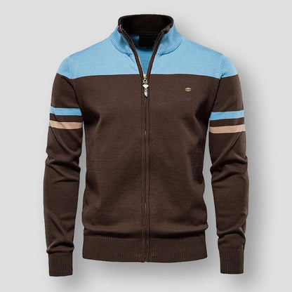 Gilet zippé à capuche élégant urbain - BlxckFR