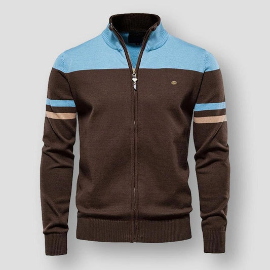 Gilet zippé à capuche élégant urbain - BlxckFR