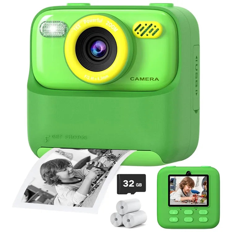 Appareil Photo Instantané Enfant | Selfies HD 32 Go