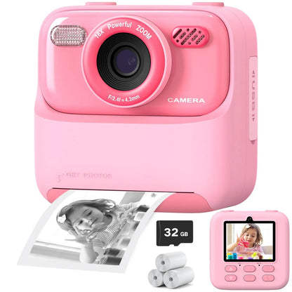 Appareil Photo Instantané Enfant | Selfies HD 32 Go