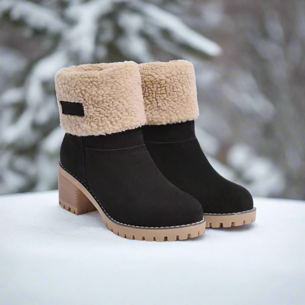 Bottes Hivernales Fourrées Douillettes