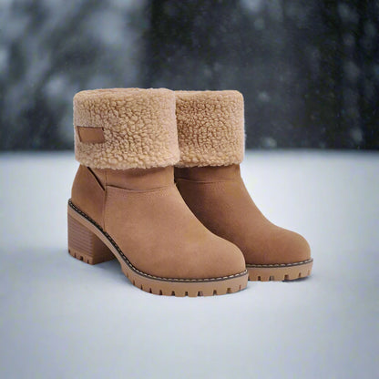 Bottes Hivernales Fourrées Douillettes