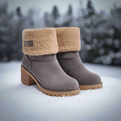 Bottes Hivernales Fourrées Douillettes