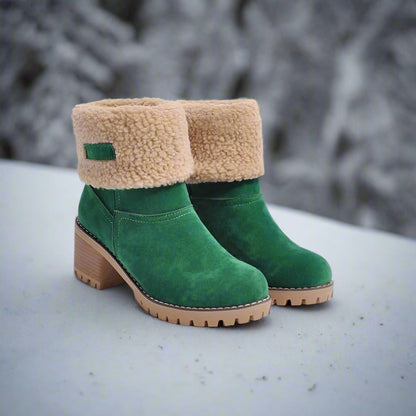 Bottes Hivernales Fourrées Douillettes