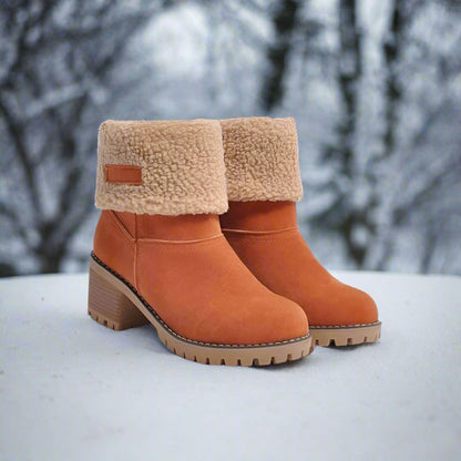 Bottes Hivernales Fourrées Douillettes