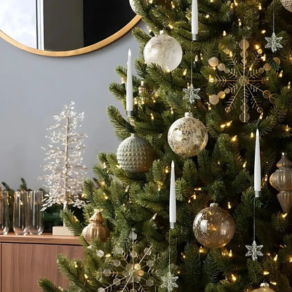 Guirlande de Noël Lumières LED Bougies Sécuritaires