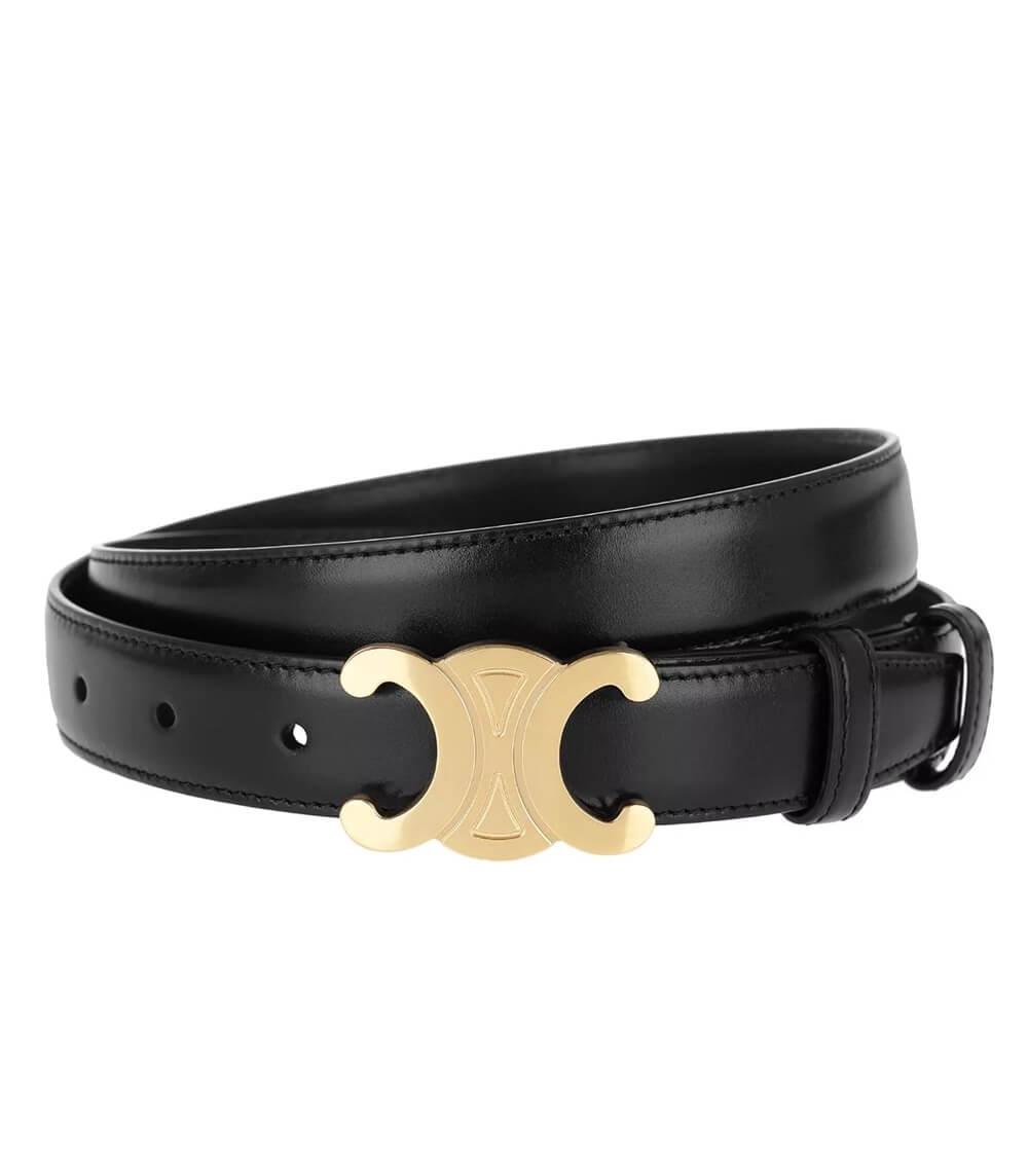 Ceinture Cuir Classique avec Boucle Chromée - Foivo