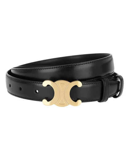 Ceinture Cuir Classique avec Boucle Chromée - Foivo