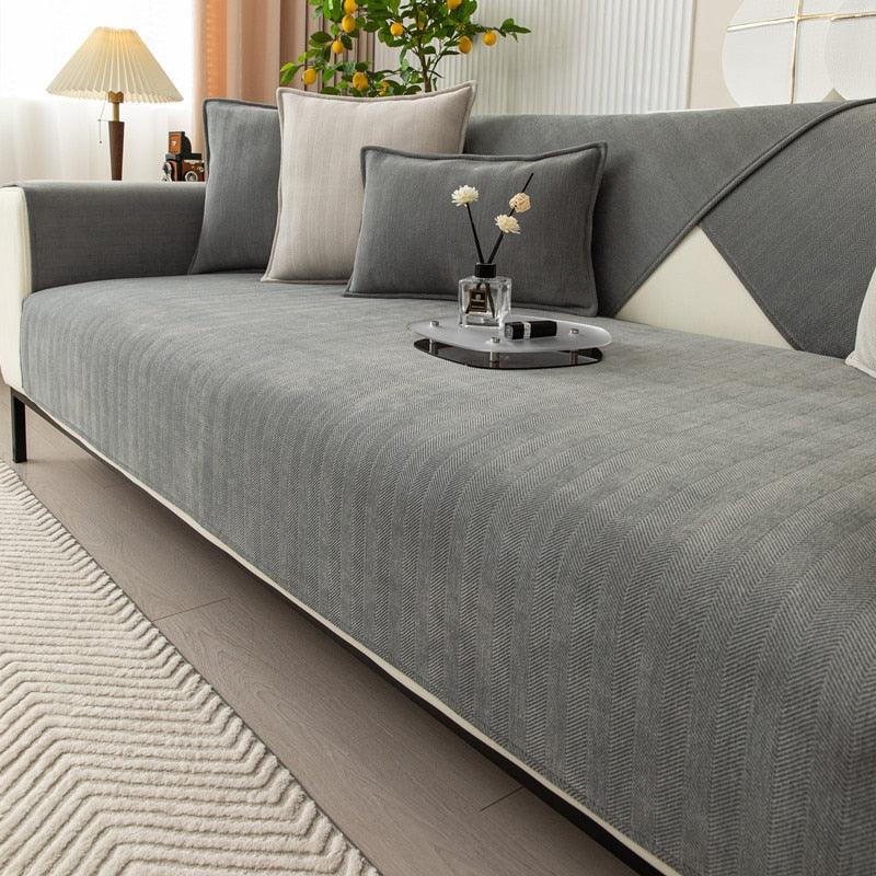 Housse de Canapé Élégante et Antidérapante pour Protection Maximale
