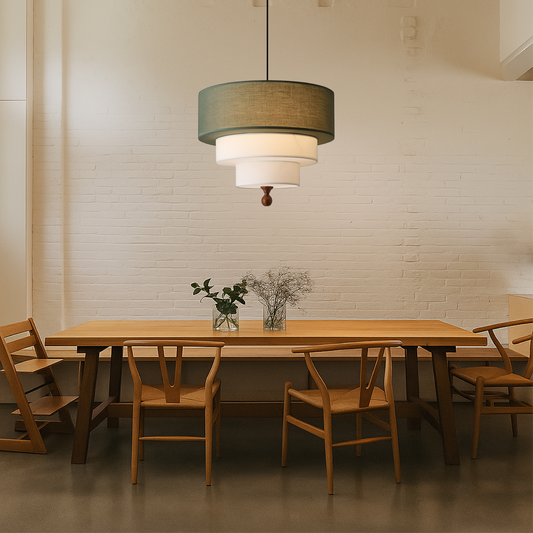Lampe en Soie Douce et Coton Élégant - Foivo