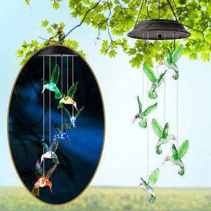 Lampe Solaire Élégante - Gong Éolien Décoratif