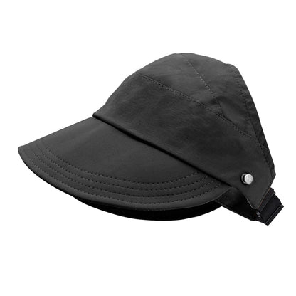Chapeau de Soleil Élégant à Large Bordure en Coton pour Été - Foivo