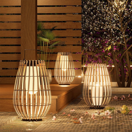 Lampe Solaire de Jardin Élégante | Éclairage Énergétique et Déco Chic - Foivo