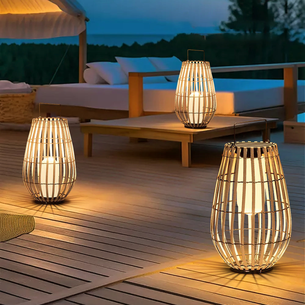 Lampe Solaire de Jardin Élégante | Éclairage Énergétique et Déco Chic