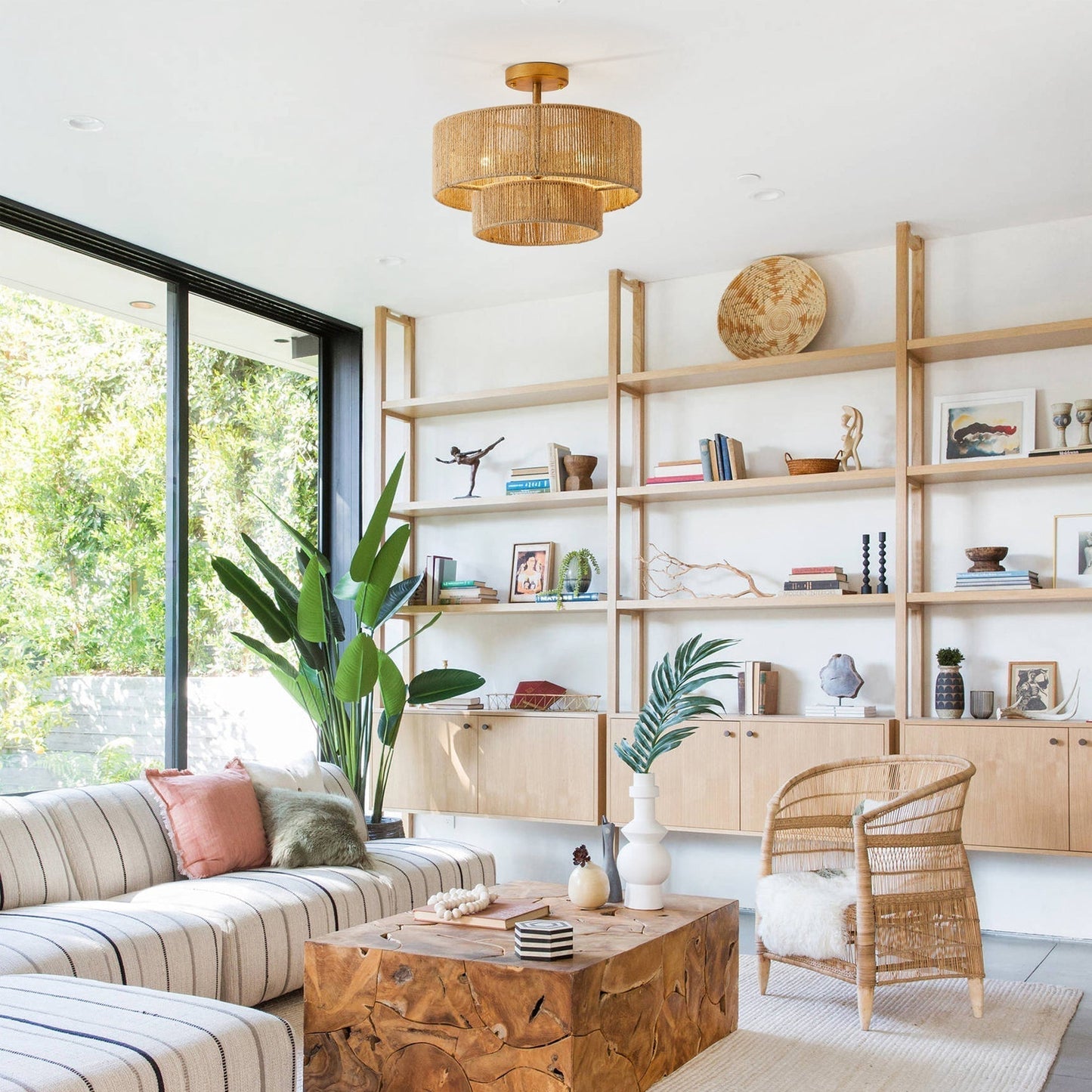 Lampe Plafond Élégante Moderne | Éclairage Chaleureux et Raffiné