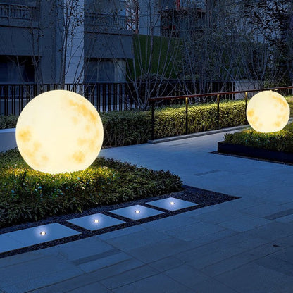 Lampe Jardin Énergie Solaire Design Lunaire