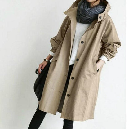 Manteau Trench Élégant Taille Parfaite