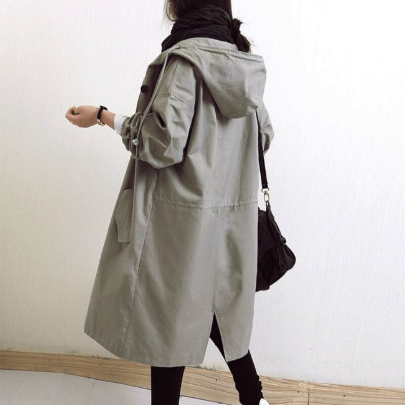 Manteau Trench Élégant Taille Parfaite