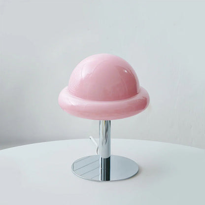 Lampe de Table Design Futuriste en Verre Transparent
